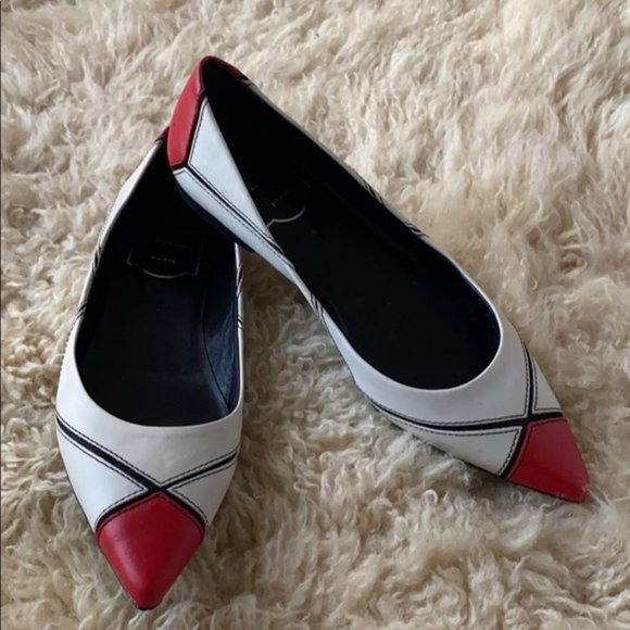 Roger Vivier Prism Color-block Pointed Toe Flats size EU 35 - Picture 3 of 14